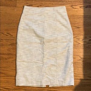 Light Gray Midi Skirt